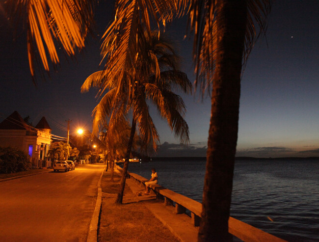 Cienfuegos at night