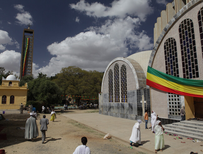 irgendwo hier in Axum soll die Bundeslade sein..