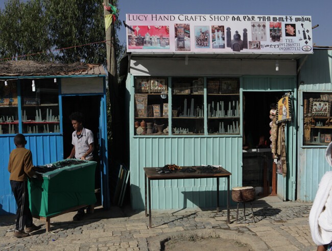 Geschäfte in Axum