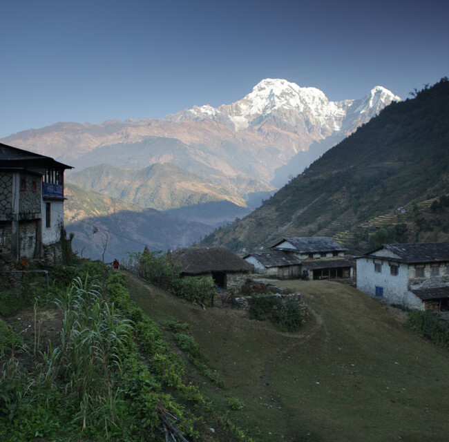 Dorf im Annapurna Gebiet